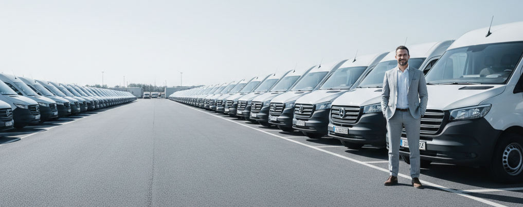 Refinansowanie wysokiego wykupu floty aut dostawczych Mercedes Sprinter – Ekspert Lease24 i procedura refinansowania wysokiego RV dla firm transportowych.